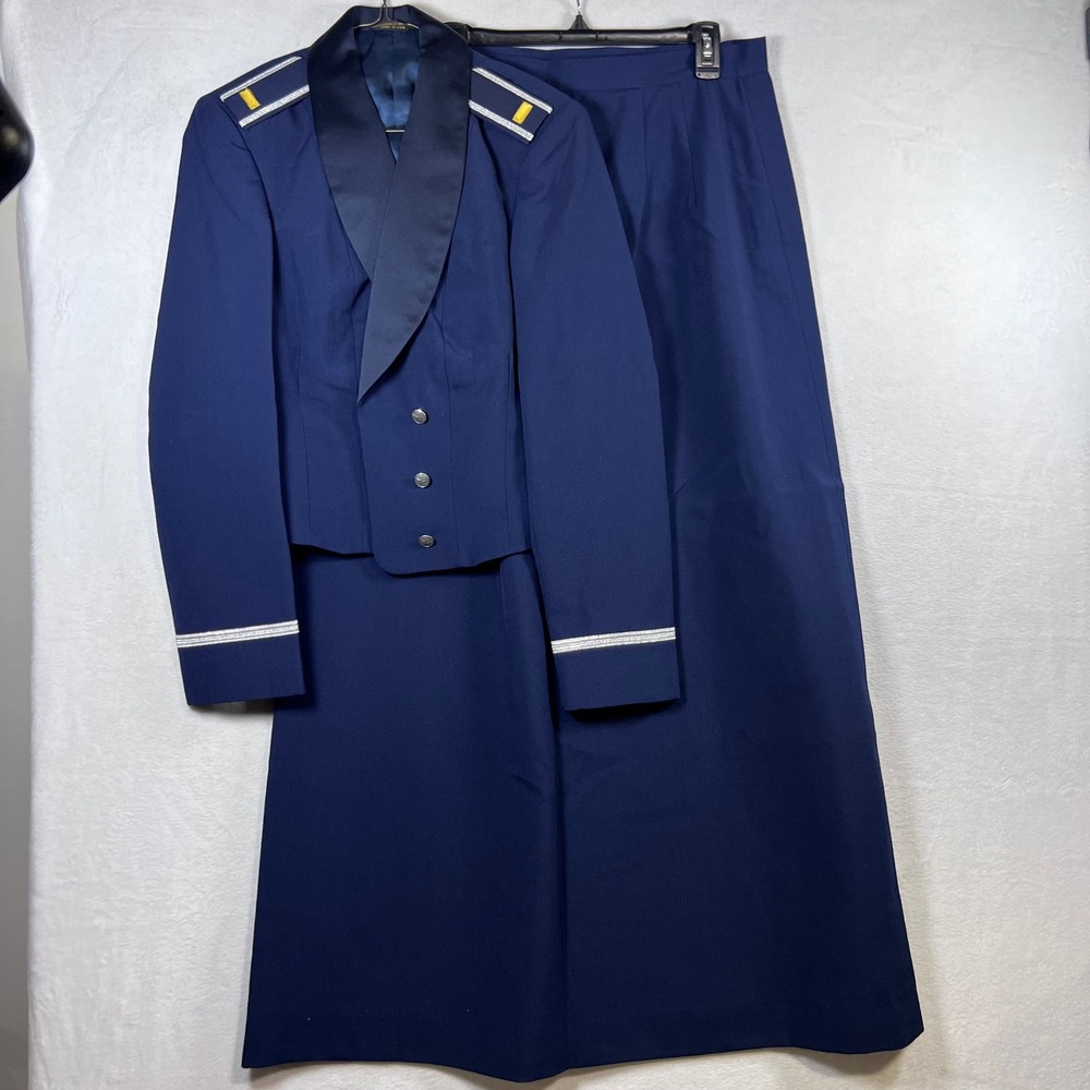 Women's USAF Navy Blue Mess Dress Uniform Jacket and Skirt Set